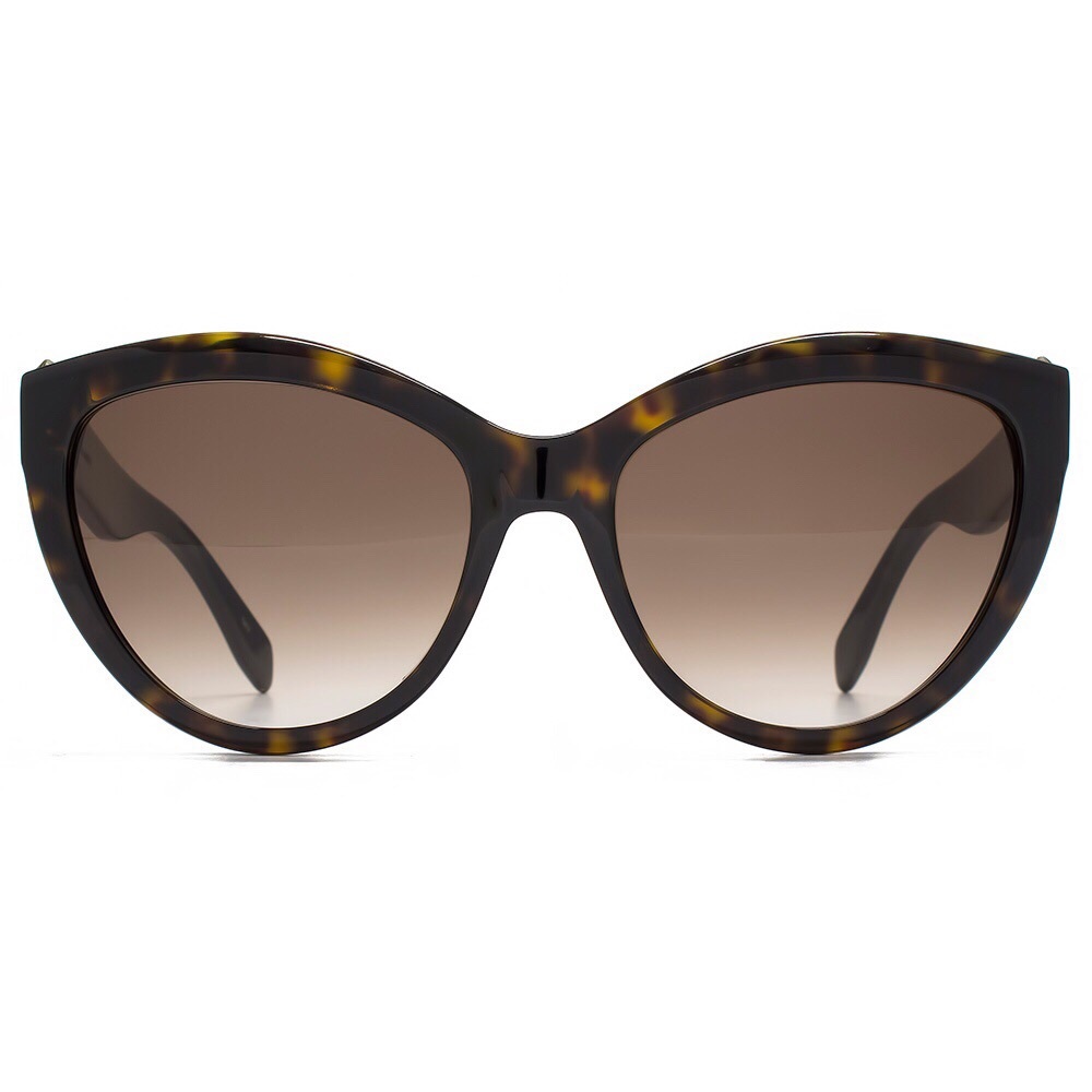 Alexander McQueen Cateye Sunglasses Tortoise Brown